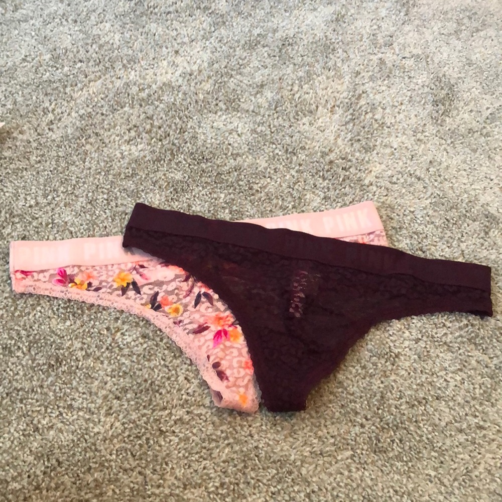 Pink thongs
